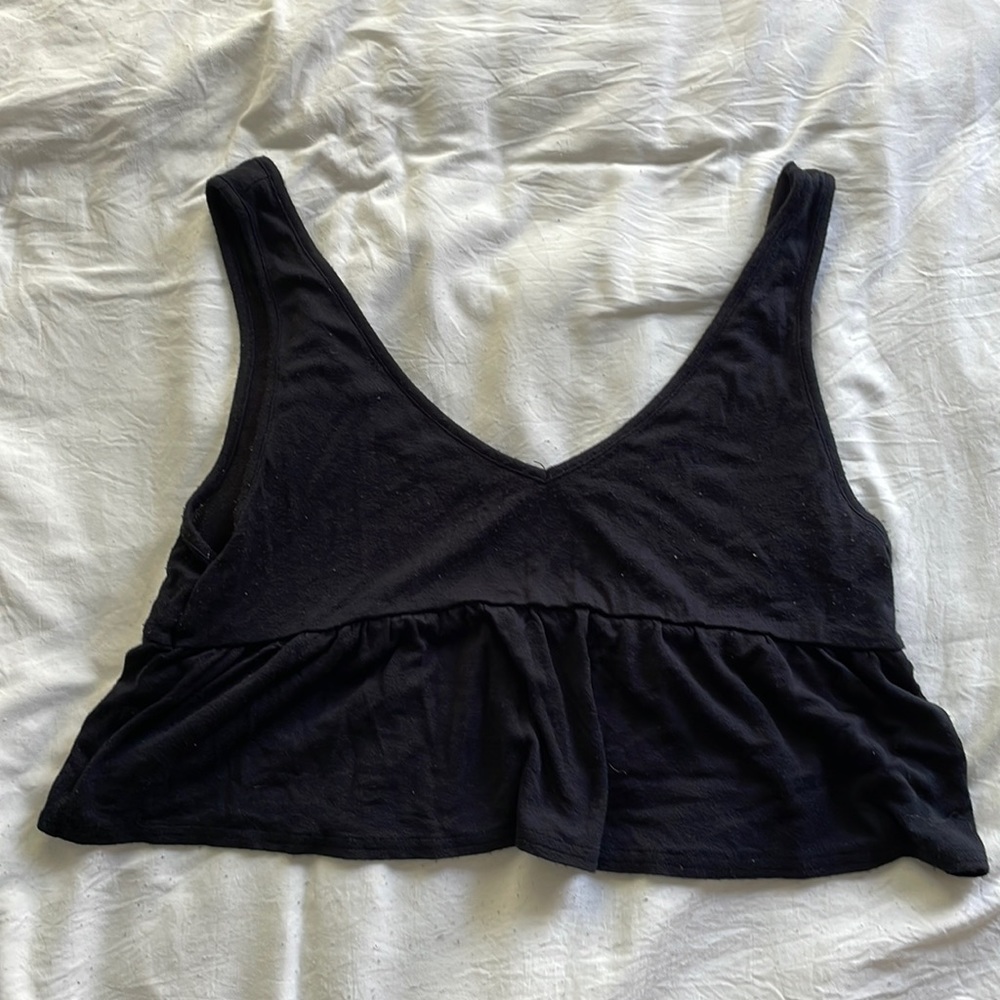 Black crop top